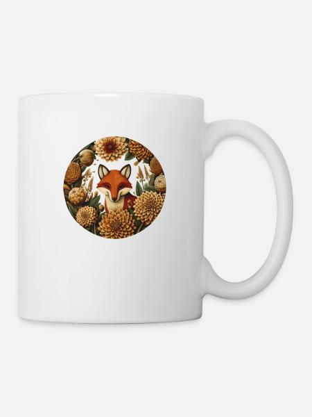 Rotfuchs - Tasse - Weiß