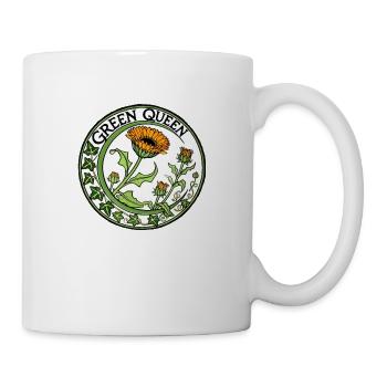 Reine verte - Mug blanc - blanc - Droite