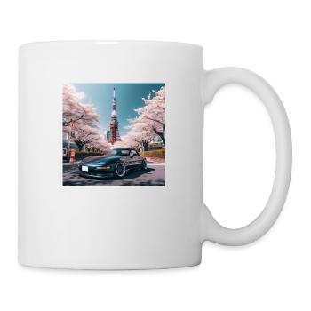 Tour JDM - Mug blanc - blanc - Droite