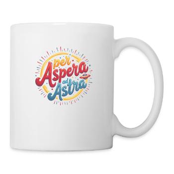 « Per Aspera ad Astra » - Style et détermination - Mug blanc - blanc - Droite