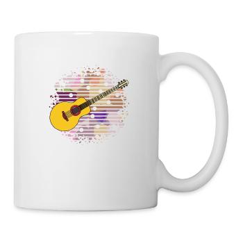 Gitarre - Tasse - Weiß - Rechts