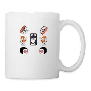 Sushi Lover Japanisches Essen Sushi Fun Sushi - Tasse - Weiß - Rechts