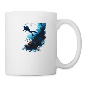 Diving, a special adventure - Mug - white - Right