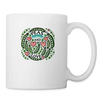 Peas and Love - Mug - white - Right