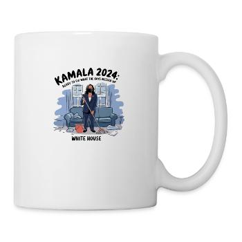 Kamala 2024: Bereit zu reparieren, was die Jungs v - Tasse - Weiß - Rechts