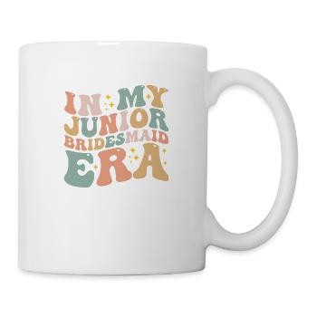 In My Junior Bridesmaid Era Fun Wedding Engagement - Mug blanc - blanc - Droite
