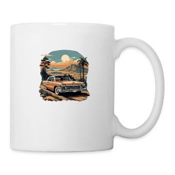 Oldtimer Leidenschaft: Stilvolle Kollektion - Tasse - Weiß - Rechts