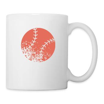 Baseball - Tasse - Weiß - Rechts