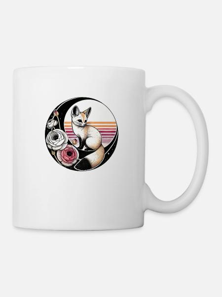 Fennek - Tasse - Weiß