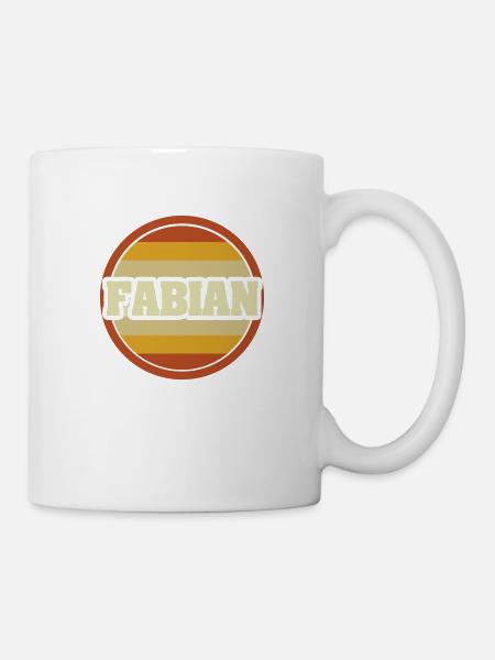 First name Fabian - Mug - white