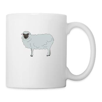 Mouton - Mug blanc - blanc - Droite