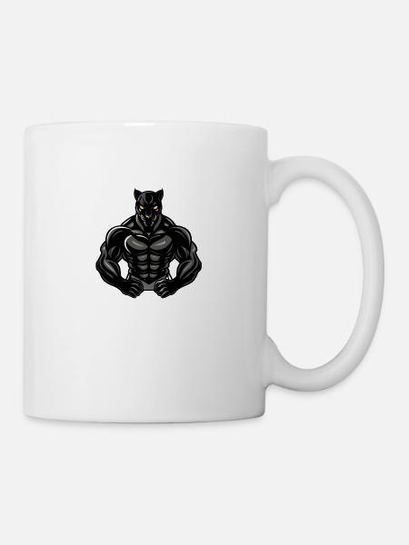 panther comic - Tasse - Weiß