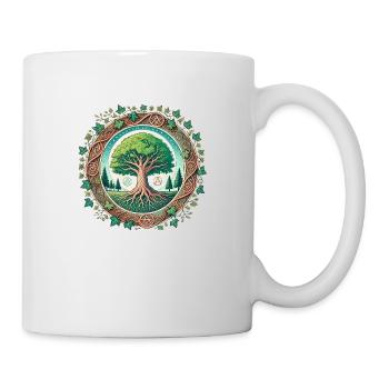 Arbre de vie - Mug blanc - blanc - Droite
