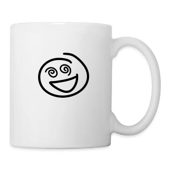 Visage rêveur - Mug blanc - blanc - Droite