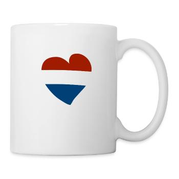 Netherlands Heart - Mug - white - Right