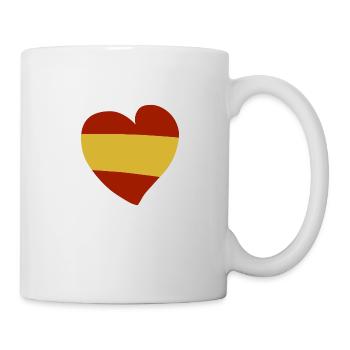 Spain Heart - Mug - white - Right