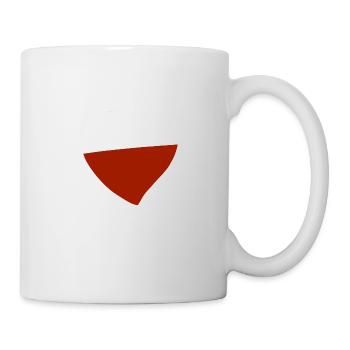 Pologne Cœur - Mug blanc - blanc - Droite