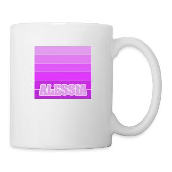 Alessia - Tasse - Weiß - Rechts