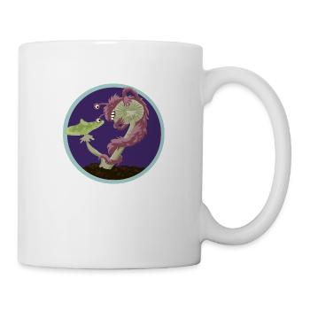 Pilzmonster - Tasse - Weiß - Rechts