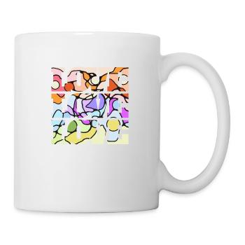 Love - Love - Love - Tasse - Weiß - Rechts