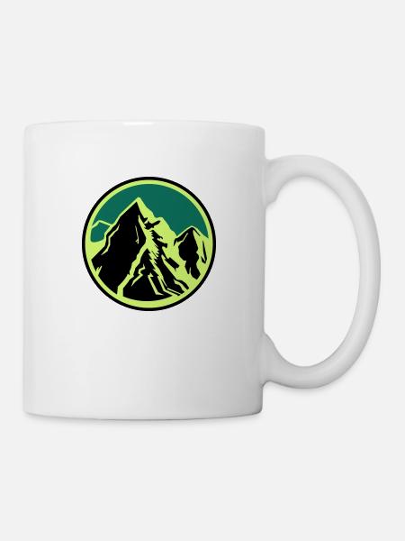 Montagnes Montagnes - Mug blanc - blanc