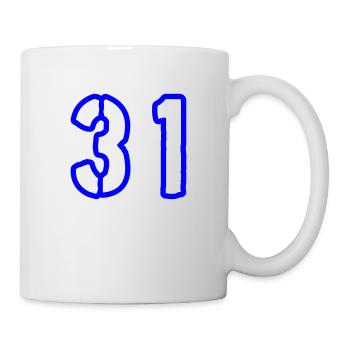 31 Symbole numérique - Mug blanc - blanc - Droite