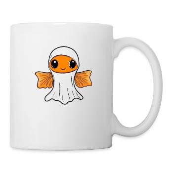 Goldfish Halloween Comic Ghost - Mug - white - Right