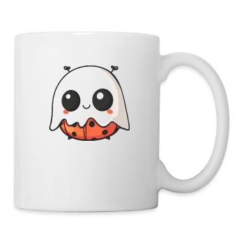 Ladybug Halloween Comic Ghost - Mug - white - Right