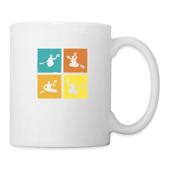 Canoe Polo Canoe Polo Player Retro Style - Mug - white - Right