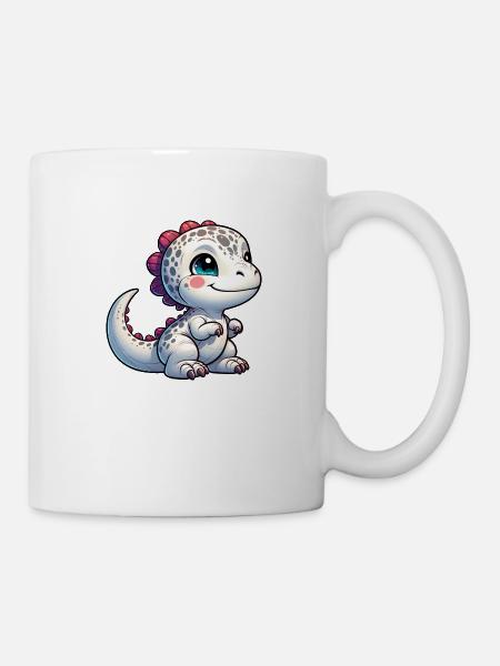 Kleiner Dinosaurier - Tasse - Weiß
