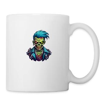 Wild en colère zombie combatif motivation sport - Mug blanc - blanc - Droite