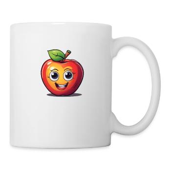 Cartoon Apple - Mug - white - Right