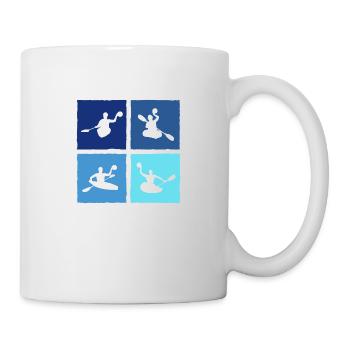 Canoe Polo Canoe Polo Player Retro Style - Mug - white - Right