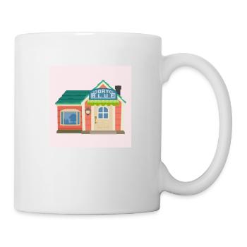 Chalet inspiré des jeux vidéo - Mug blanc - blanc - Droite