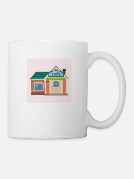 Chalet inspiré des jeux vidéo - Mug blanc - blanc