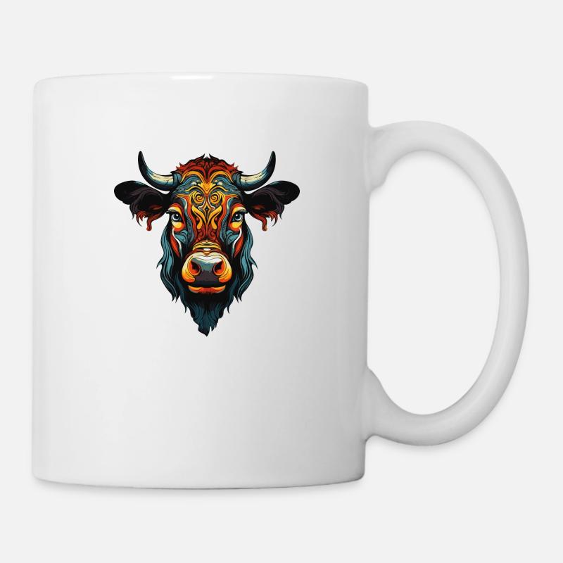 rind kuh - Tasse - Weiß