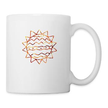 Burning Fire Sun - Mug - white - Right