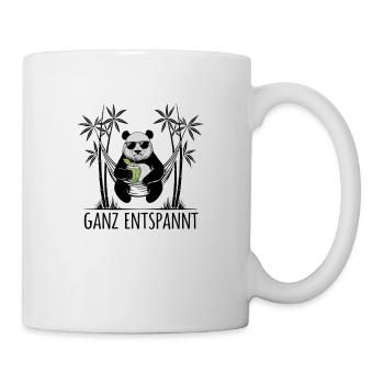 Panda - Complètement détendu - Mug blanc - blanc - Droite