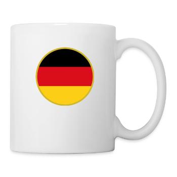 Ich liebe Deutschland, Eleganz Stil Design T-Shirt - Tasse - Weiß - Rechts