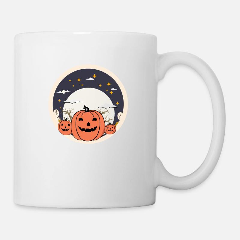 Automne effrayant et effrayant - Mug blanc - blanc
