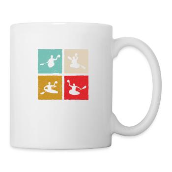 Canoe Polo Canoe Polo Player Retro Style - Mug - white - Right