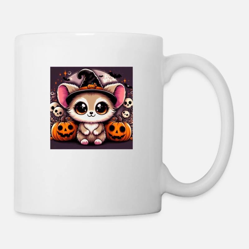 Souris Halloween - Mug blanc - blanc
