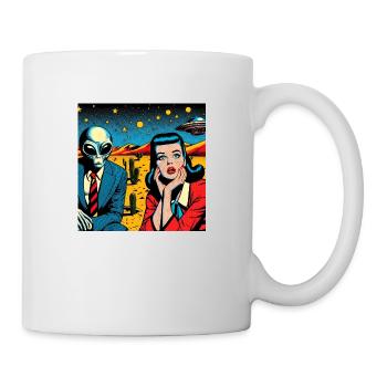 « On rentre à la maison ! » - Mug blanc - blanc - Droite
