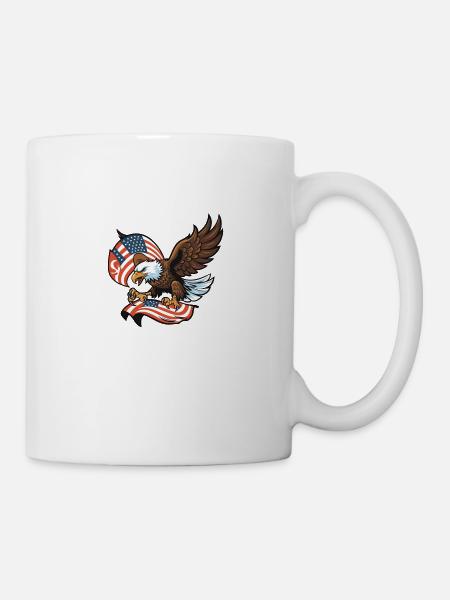 a us german eagle - Mug - white