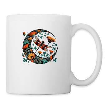 Libelle - Tasse - Weiß - Rechts