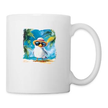 Vacances sous les palmiers : la détente à l’état pur - Mug blanc - blanc - Droite