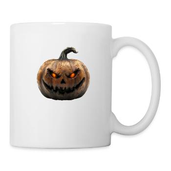 Pumpkin, the spooky Halloween decoration - Mug - white - Right