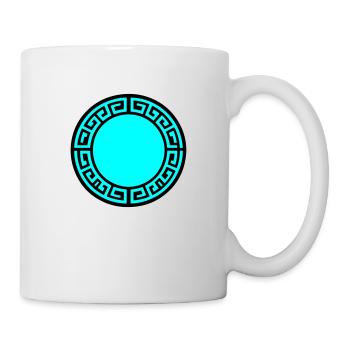 Greek Symbol Circle Sparta - Mug - white - Right