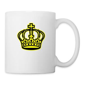 Krone Logo - Mug blanc - blanc - Droite