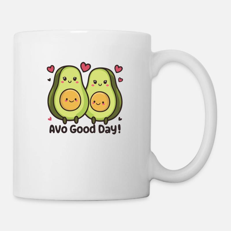 Avocado - Tasse - Weiß